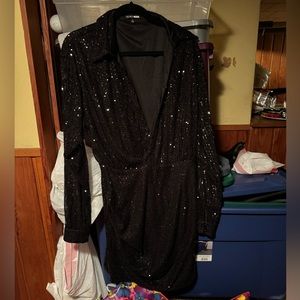 Black Knee Length Dress